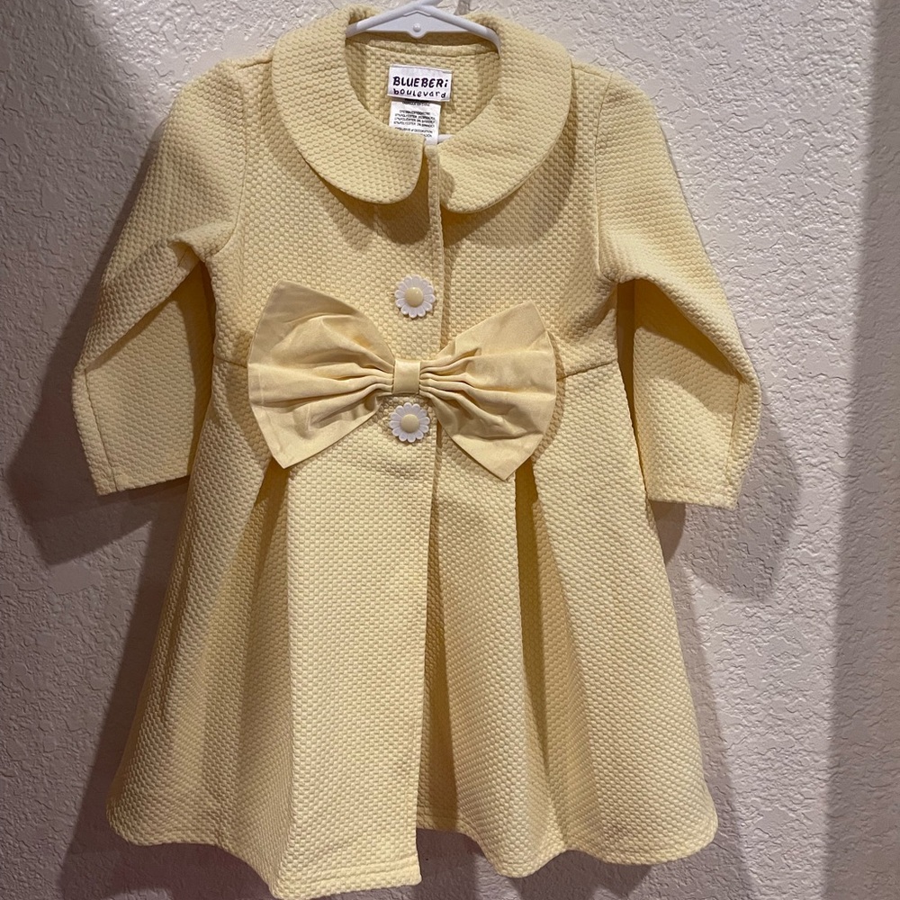 Easter Yellow Toddler Coat